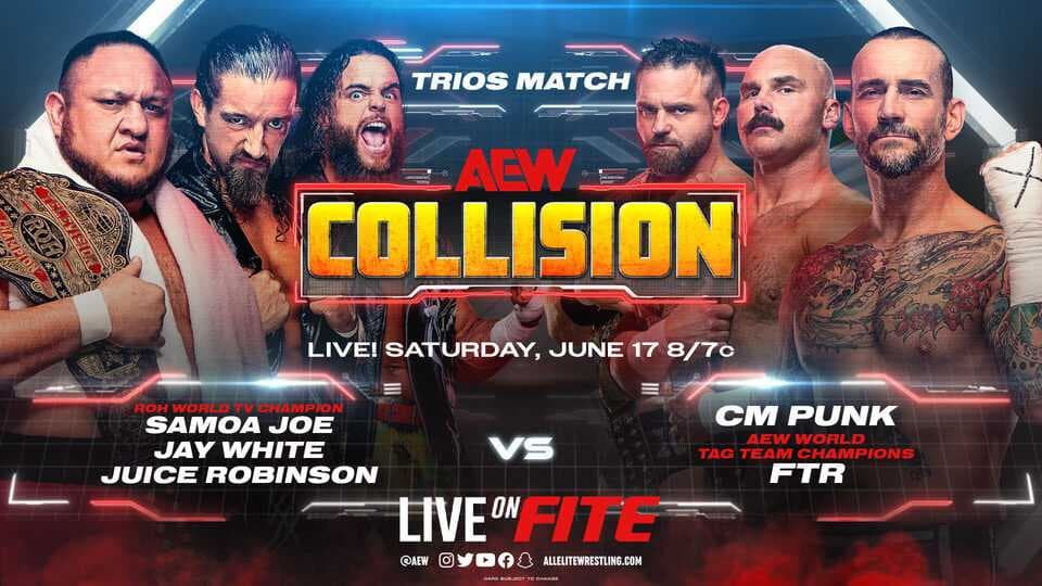 Fite TV to Stream AEW Collision Live on AEW+ in the UK, Ireland, Australia, and New Zealand