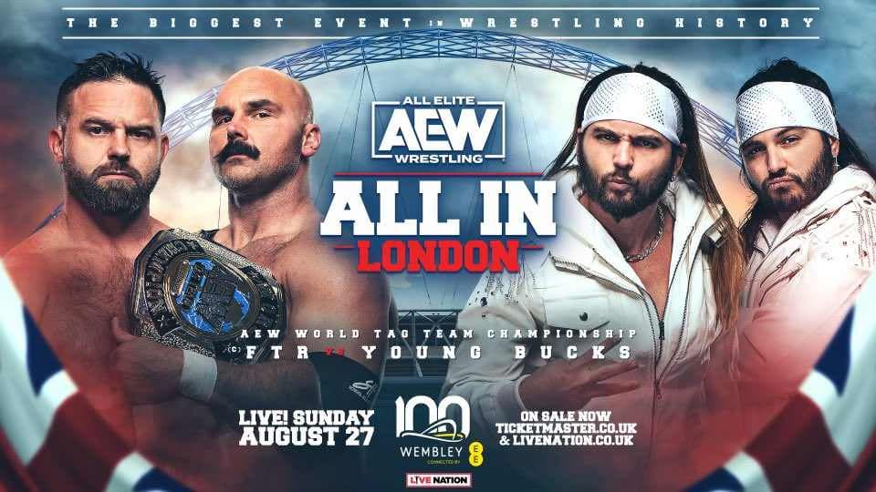 AEW Tag Team Championship Match Announced for All In London