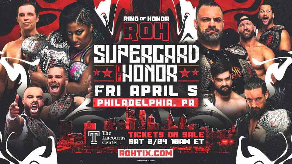 ROH Supercard Of Honor 2024 Date and Location Announced