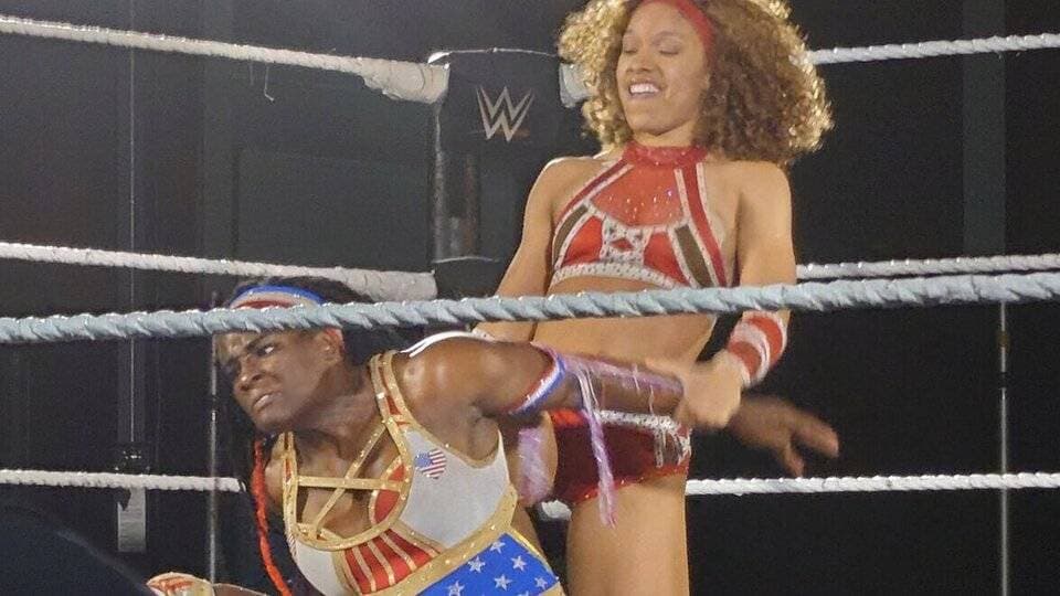 Olympic Gold Medalist Tamyra Mensah-Stock Makes In-Ring Debut at WWE NXT Live Event