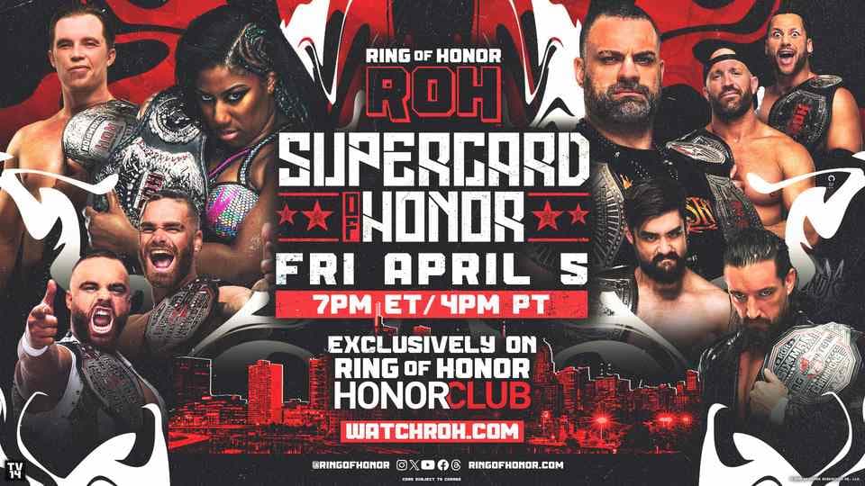 ROH Supercard of Honor 2024 Results World Title Changes Hands