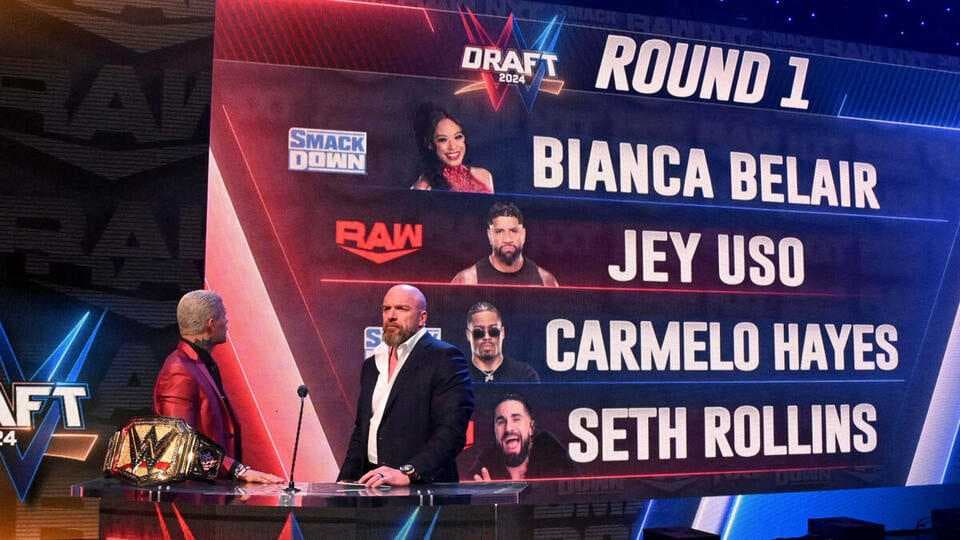WWE Draft Round 1: Bianca Belair Is the First Overall Draft Pick, Carmelo Hayes Heads to SmackDown