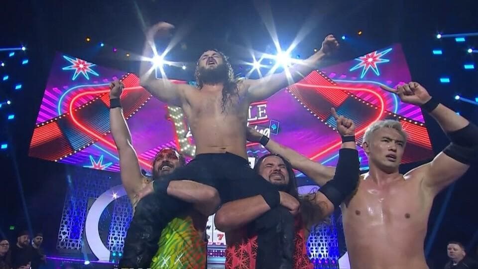 The Elite Wins Brutal Anarchy in the Arena Match at AEW Double or Nothing 2024, Jack Perry Set on Fire