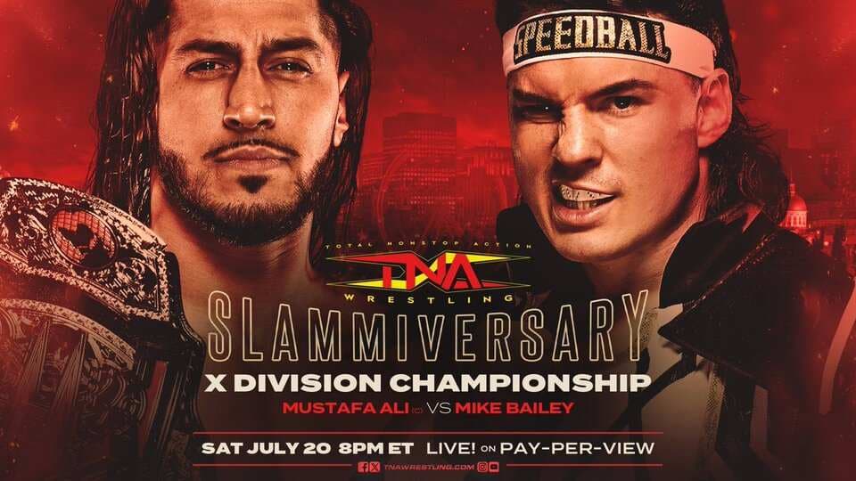 Mustafa Ali (c) vs. Mike Bailey: X-Division Title Match Set for TNA Slammiversary 2024