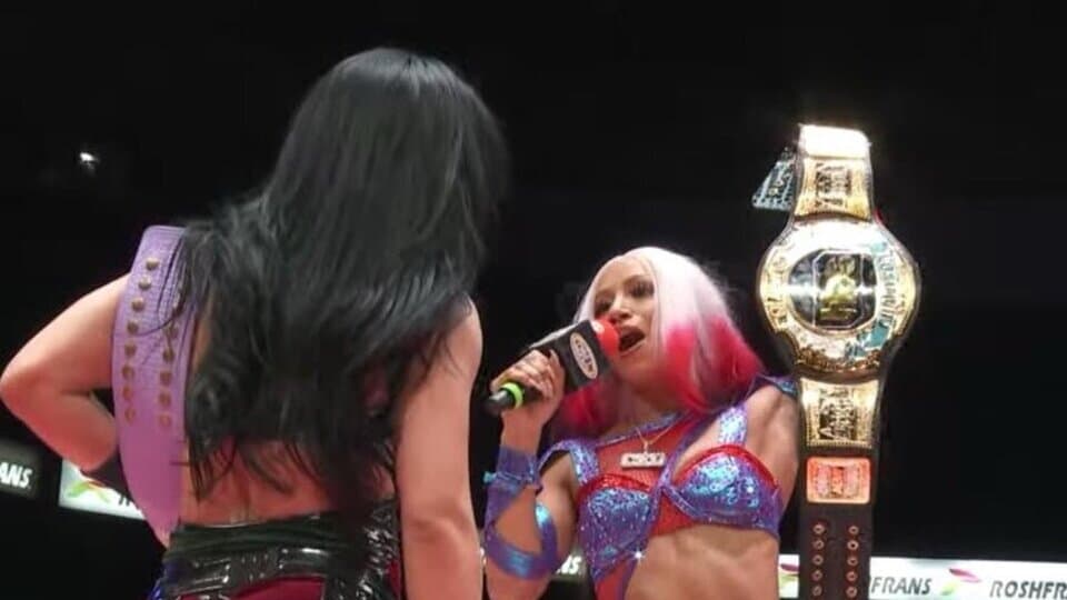 AEW TBS Champion Mercedes Moné Confronts Stephanie Vaquer at CMLL x NJPW FantasticaMania Ahead of Forbidden Door