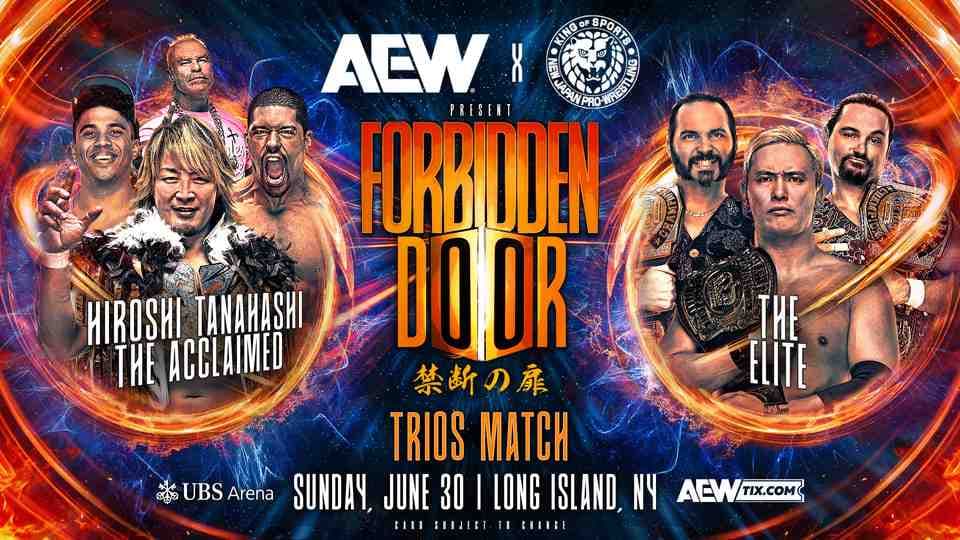 The Elite vs. The Acclaimed & Hiroshi Tanahashi: Trios Match Announced for AEW x NJPW Forbidden Door