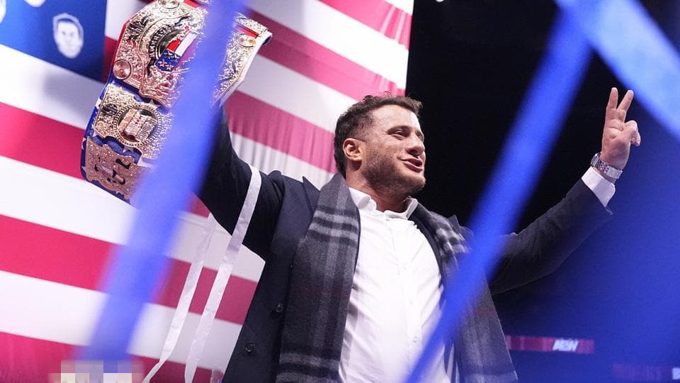 MJF Unveils AEW American Championship, Sets Up Rematch With Ospreay at All In