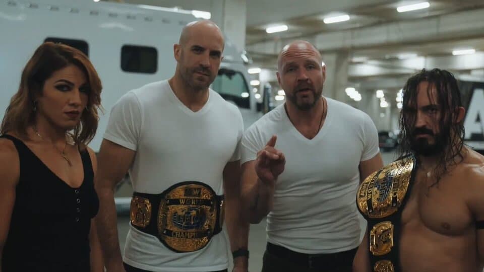 Claudio Castagnoli, PAC, and Wheeler Yuta Set to Defend AEW Trios Titles Amid Tension at Grand Slam