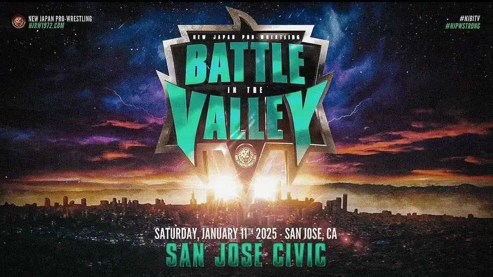 NJPW Battle In The Valley 2025 Set for January 11 in San Jose