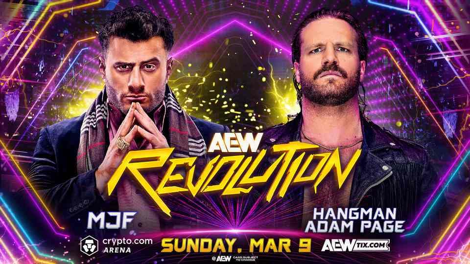 MJF vs. Hangman Adam Page Official for AEW Revolution After Heated Dynamite Confrontation