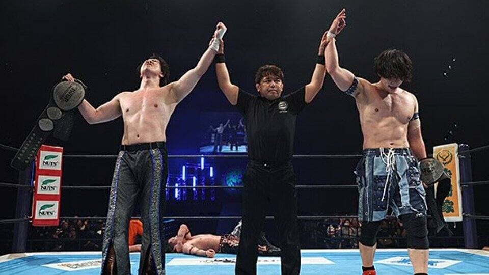 Master Wato & YOH Capture IWGP Junior Heavyweight Tag Titles at Wrestling Hizen no Kuni