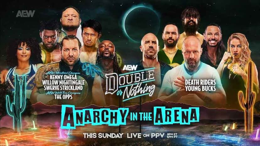 AEW Confirms 6-on-6 Anarchy in the Arena Match for Double or Nothing 2025