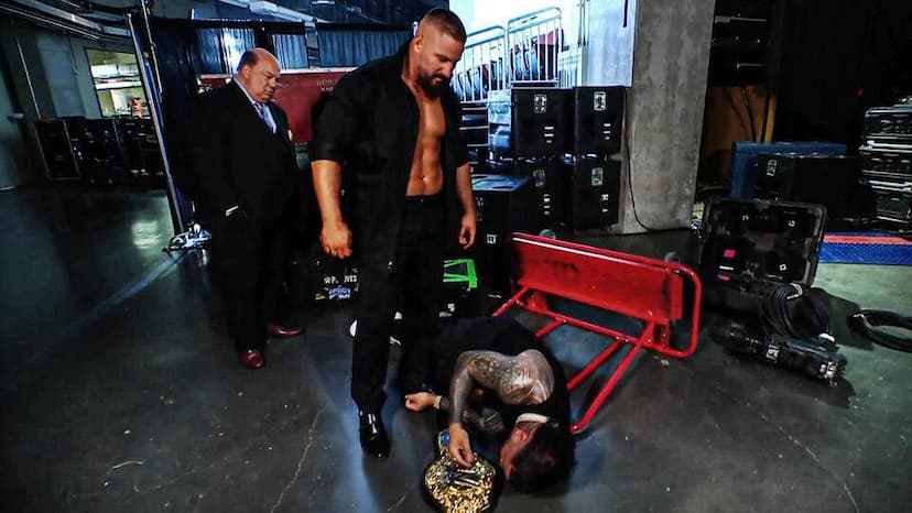 Bron Breakker Attacks Jey Uso Backstage at the Orders of Seth Rollins on WWE RAW