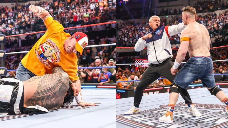 John Cena Invades Jey Uso’s World Championship Match, Cody Rhodes Returns at WWE Saturday Night’s Main Event