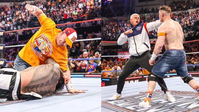 John Cena Invades Jey Uso’s World Championship Match, Cody Rhodes Returns at WWE Saturday Night’s Main Event