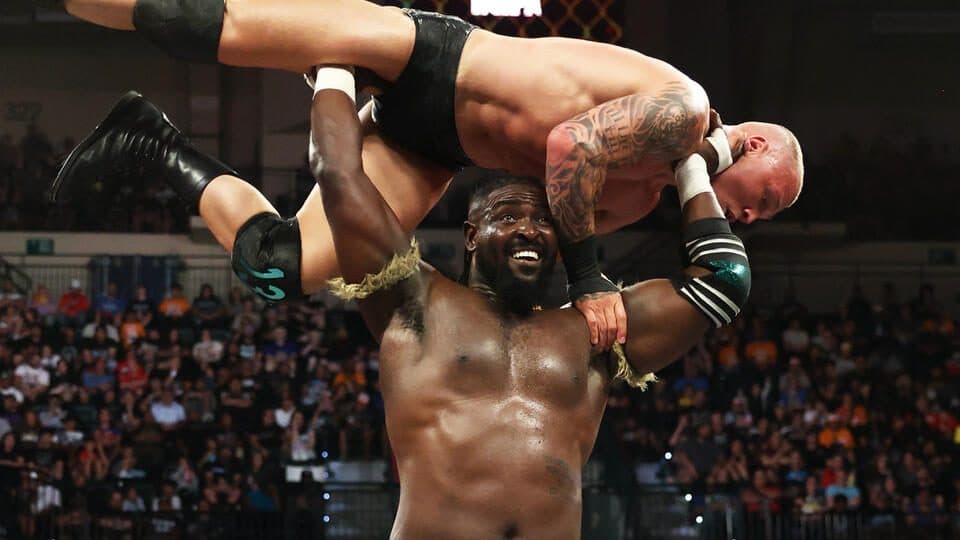 Oba Femi Overpowers Myles Borne to Retain WWE NXT Title at Battleground 2025
