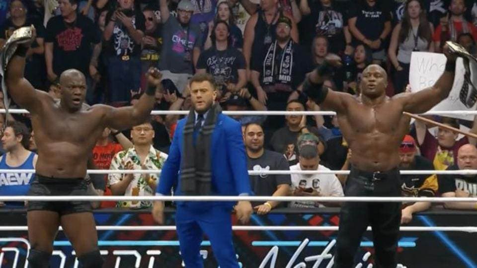Hurt Syndicate Retain AEW Tag Titles at Double or Nothing 2025