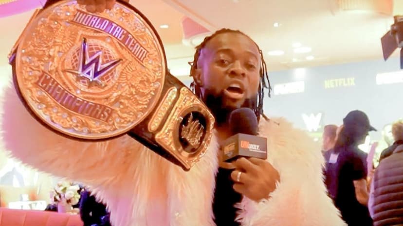 Kofi Kingston Reacts to Interviewer Using Banned WWE Term