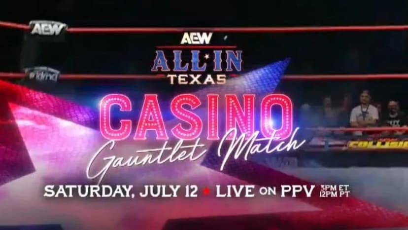 Casino Gauntlet Match Announced for AEW All In: Texas