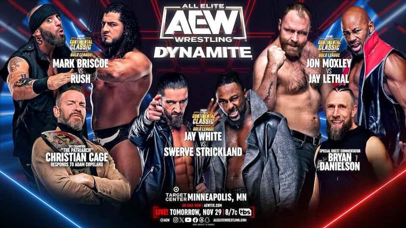 AEW Dynamite Nov 29, 2023: Preview & Match Card