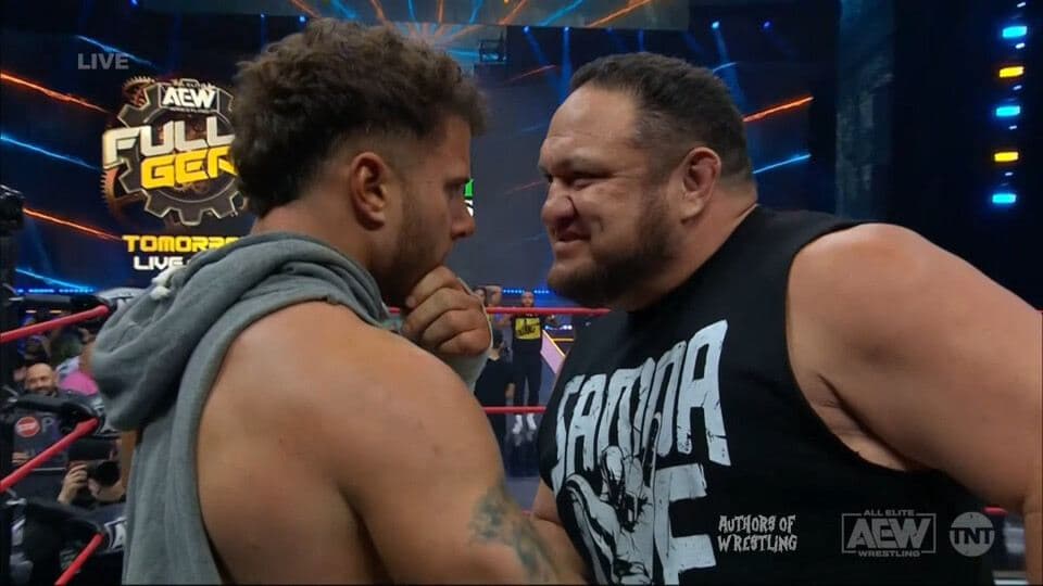 MJF Set to Team Up With Samoa Joe to Defend ROH Tag Team Titles at AEW Full Gear 2023