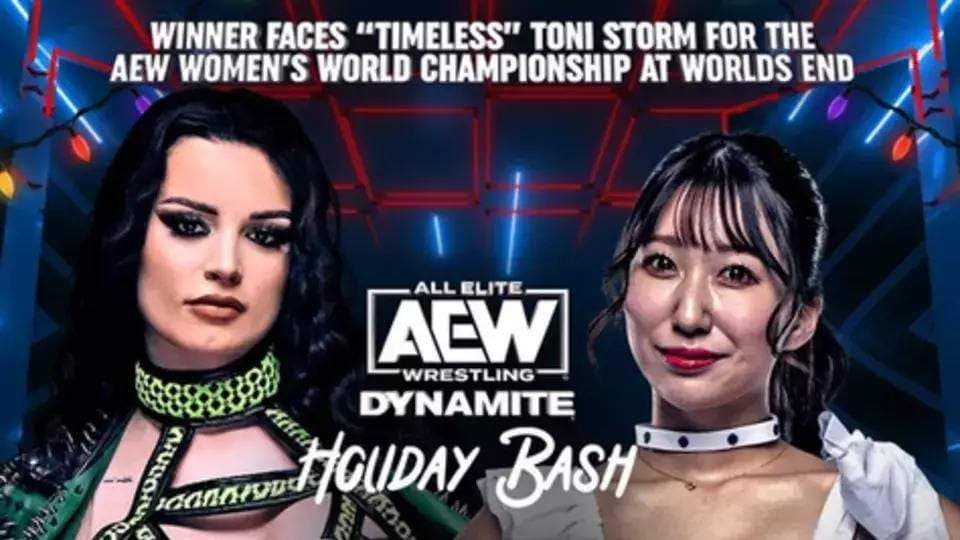 AEW Women’s Championship Number One Contenders Match Set for Dynamite Holiday Bash