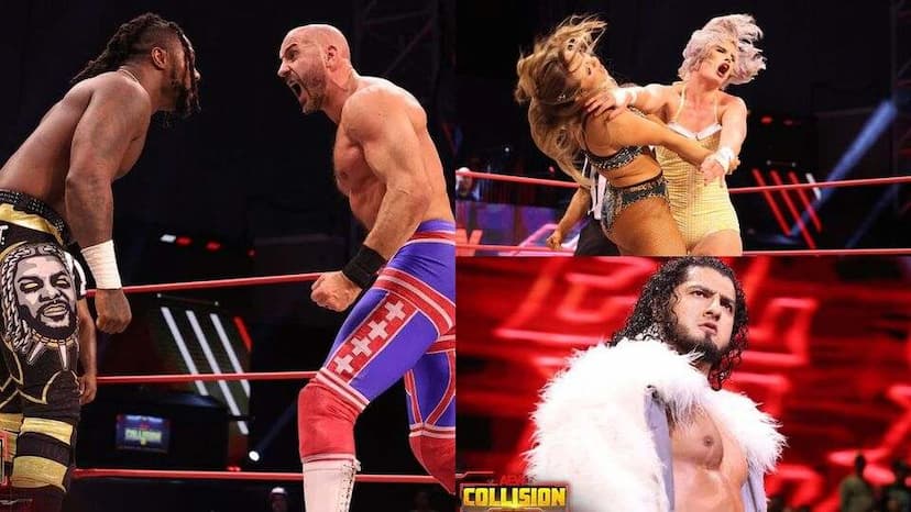 AEW Collision Results, Apr 27: Major Titles Defended, Fenix and RUSh Return, GYV Debuts, & More