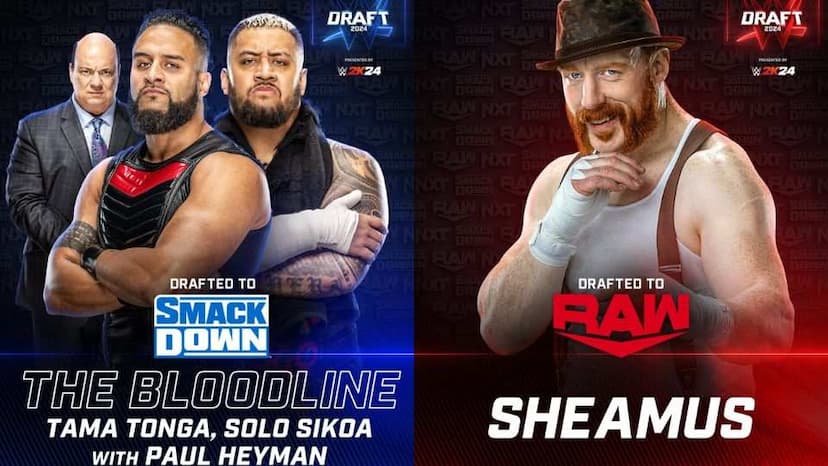 WWE Draft Round 3: The Bloodline and LA Knight Drafted to SmackDown, Sheamus and Ricochet Head to Raw