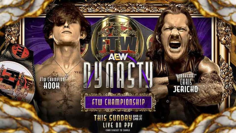 HOOK (c) vs. Chris Jericho: FTW Championship Match Added to AEW Dynasty 2024