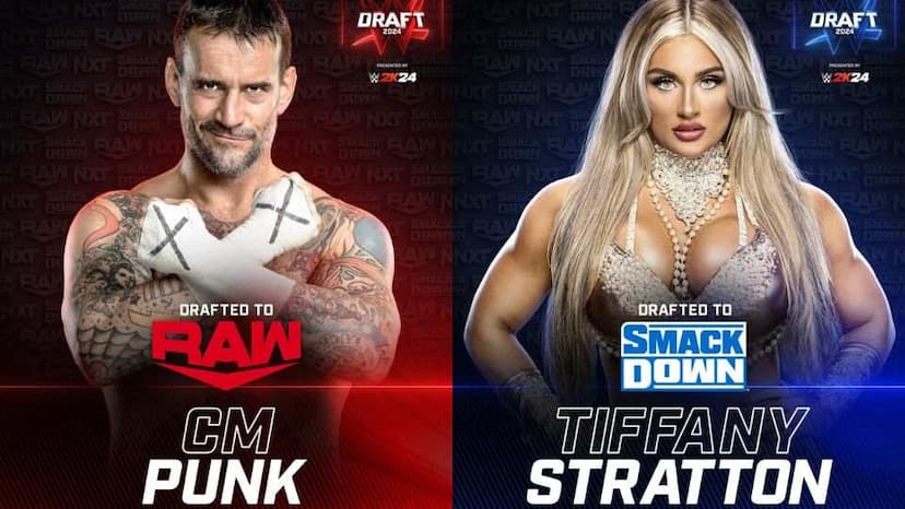 WWE Draft Round 2: CM Punk Remains on Raw, Tiffany Stratton Chosen By SmackDown