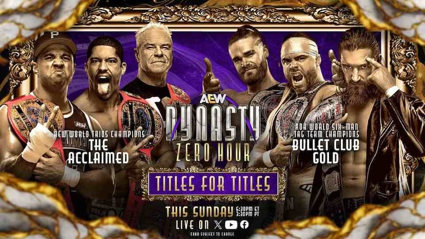 ROH Six-Man and AEW Trios Championship Unification Match Announced for Dynasty Zero Hour