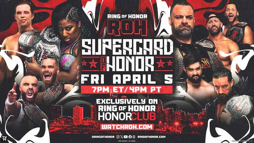 ROH Supercard of Honor 2024 Results: World Title Changes Hands, Inaugural Women’s TV Champion Crowned