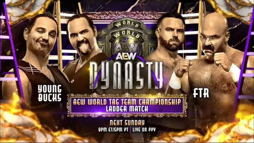 Ladder Match Stipulation Added to Young Bucks vs. FTR Tag Team Title Match at AEW Dynasty 2024